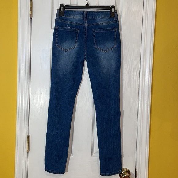 FOREVER‎ 21 Girl's Dark Denim Jeans 13/14 NWT - Picture 10 of 16